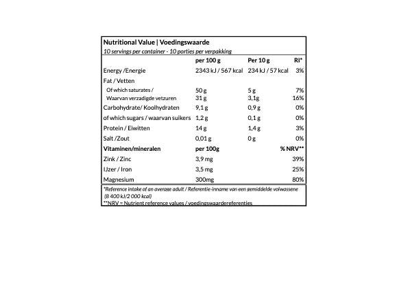 Herbal cacao - Natural - 100% Ceremoniële Cacao - Belize