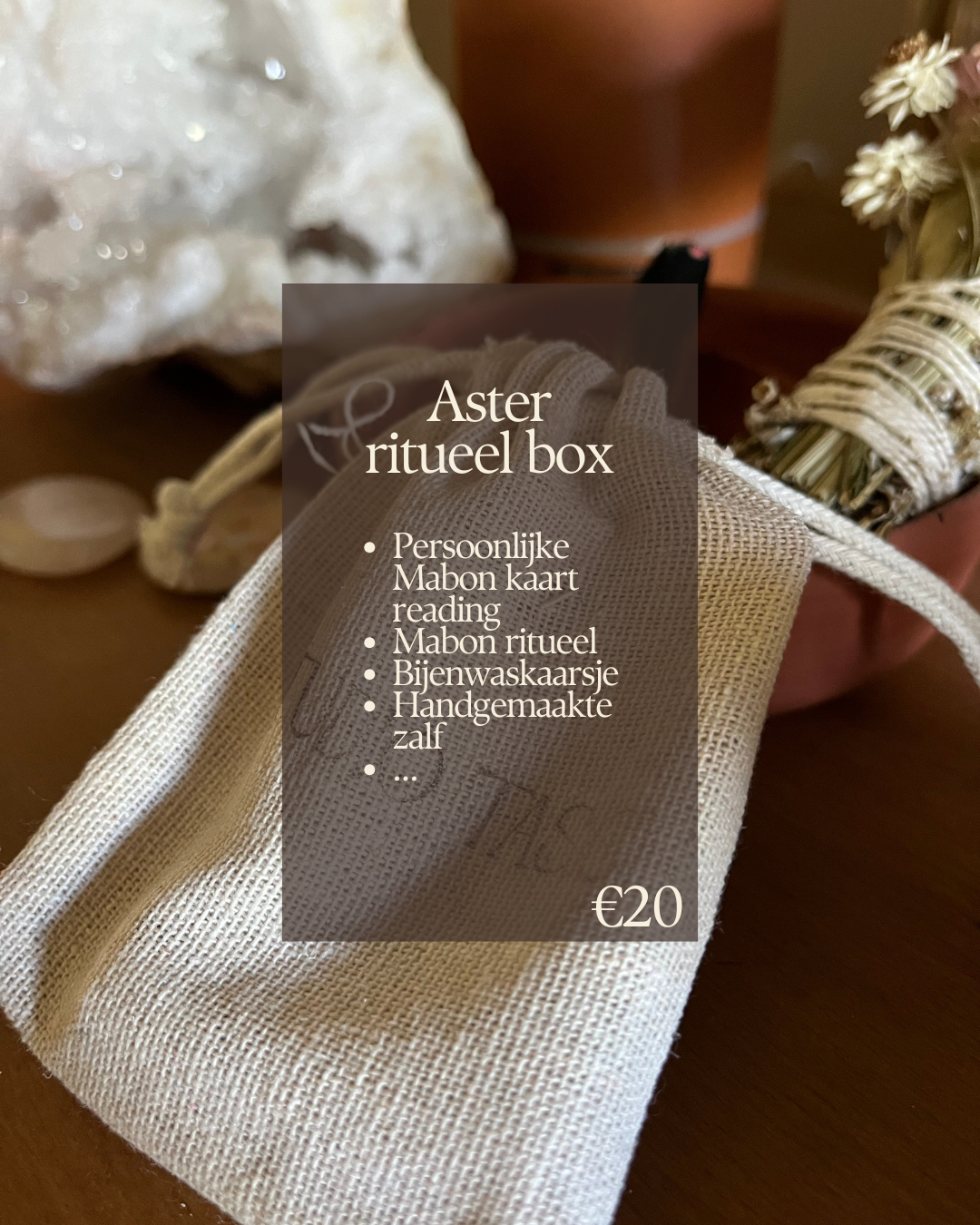 Limited edition - Mabon ritueel box (verzending/afhalen vanaf 15/9
