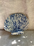 Muur altaar schelp - Spikkel blauw