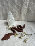 Orakelkaart houder slang - burnt umber