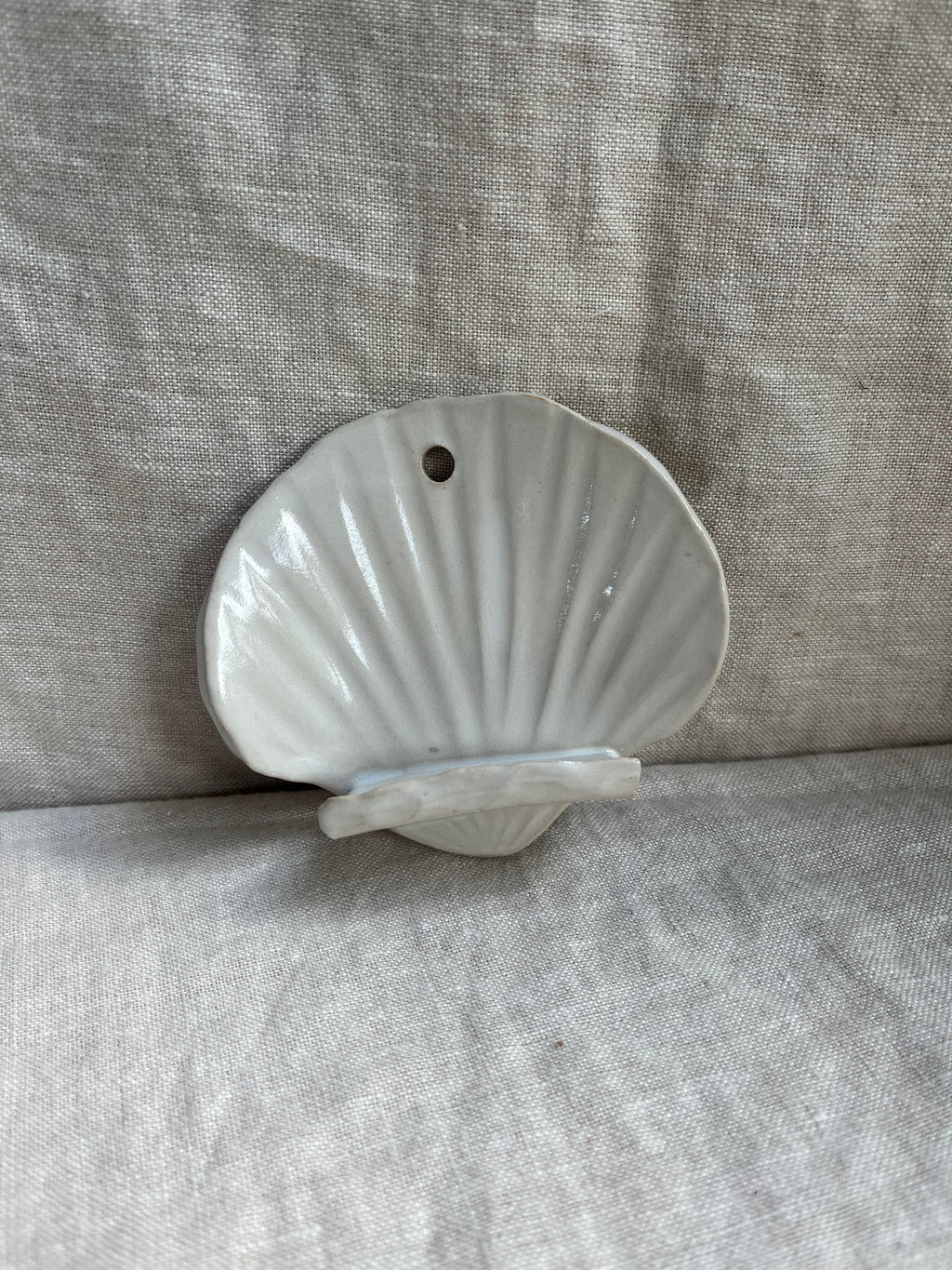 Muur altaar schelp - Wit