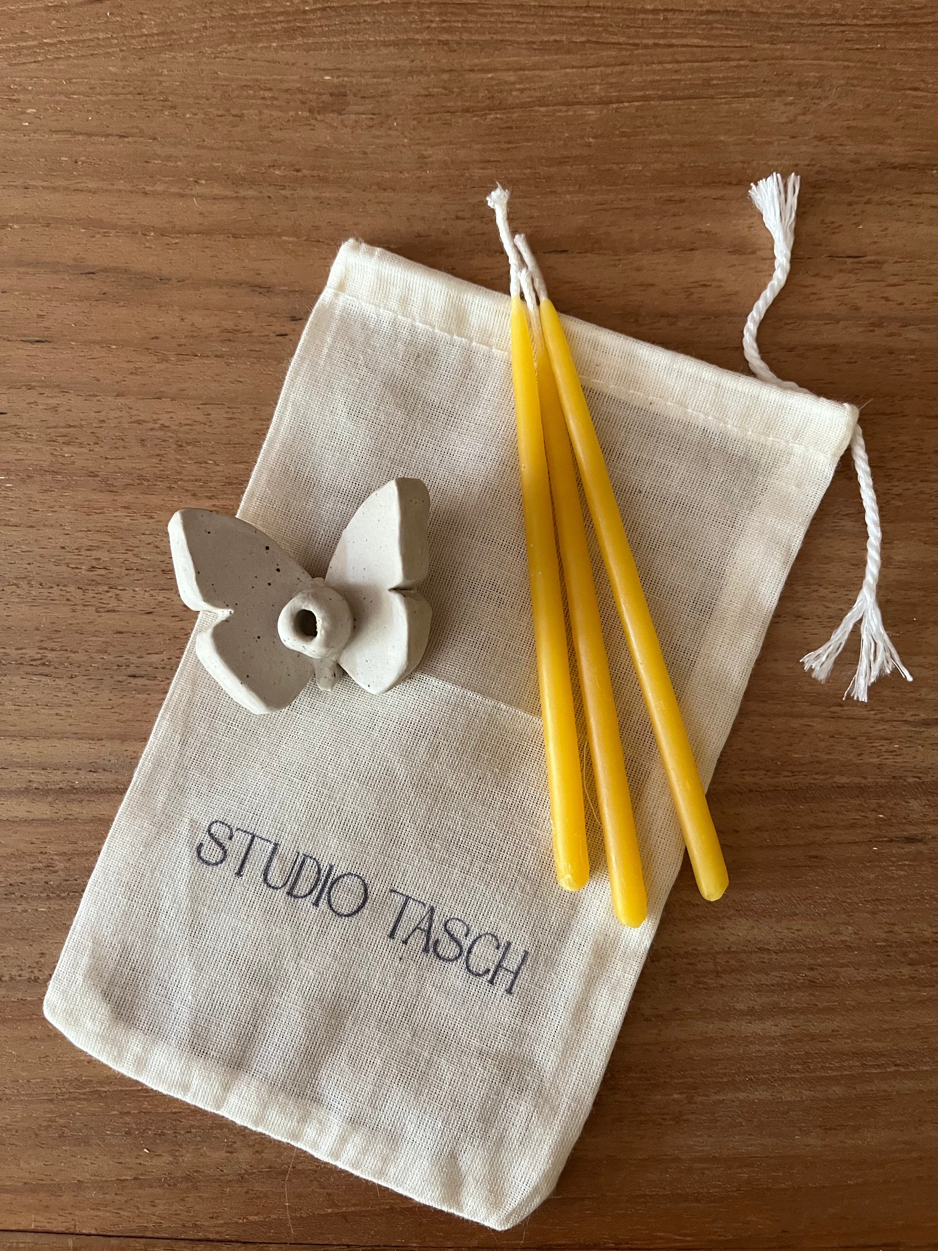 Intentie kaars setje vlinder