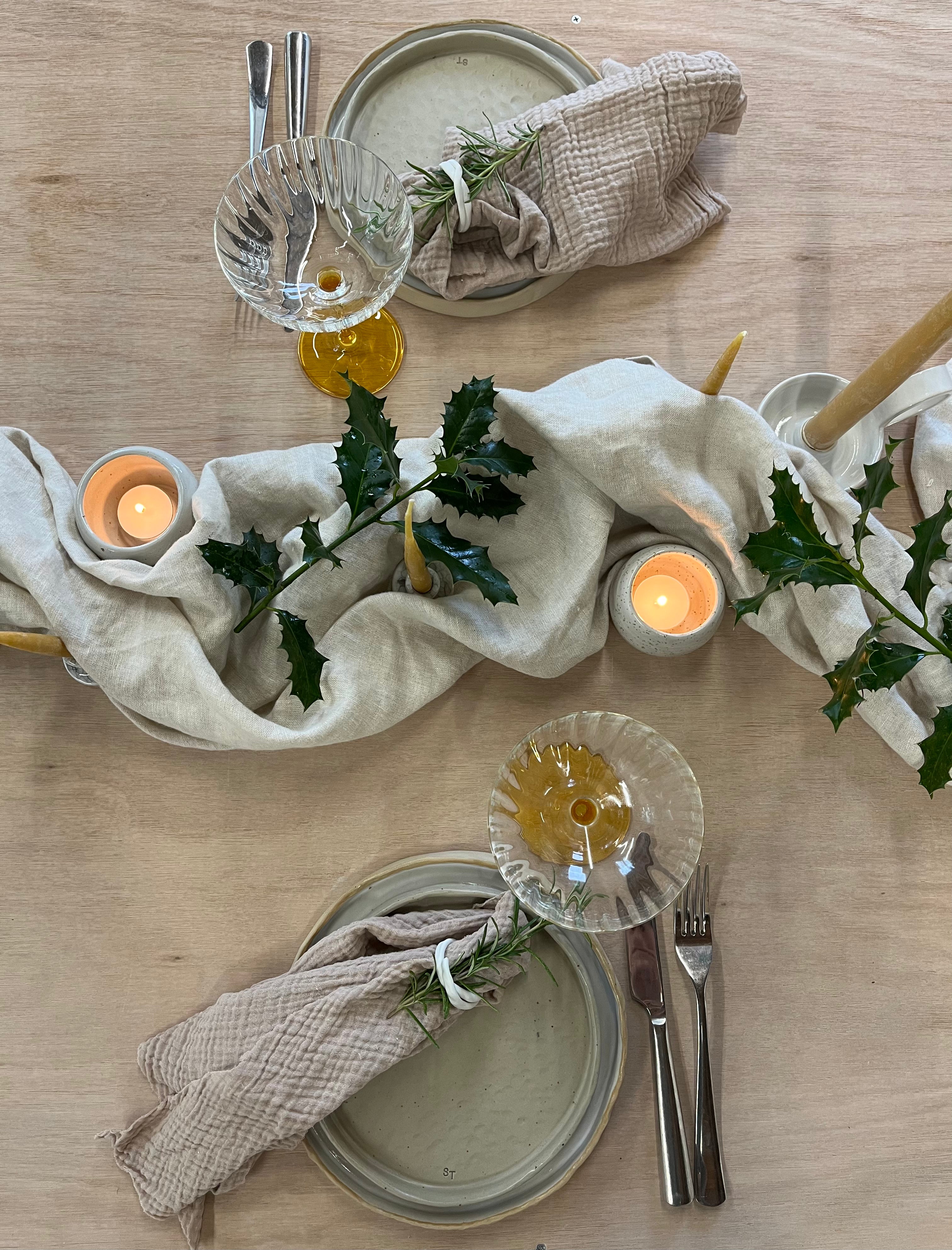 Vintage bord klein - mat