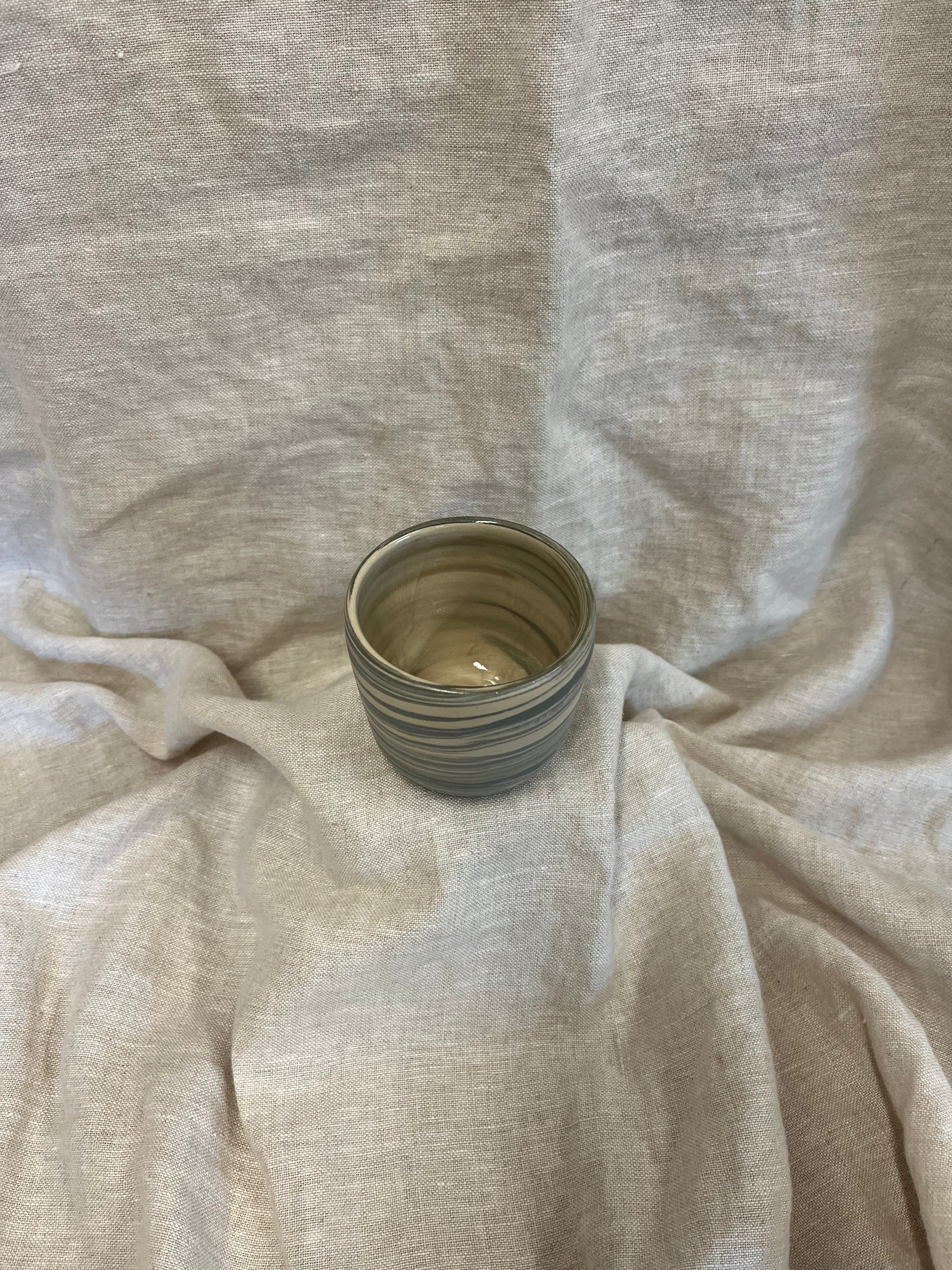 Marmer mok mat grijs