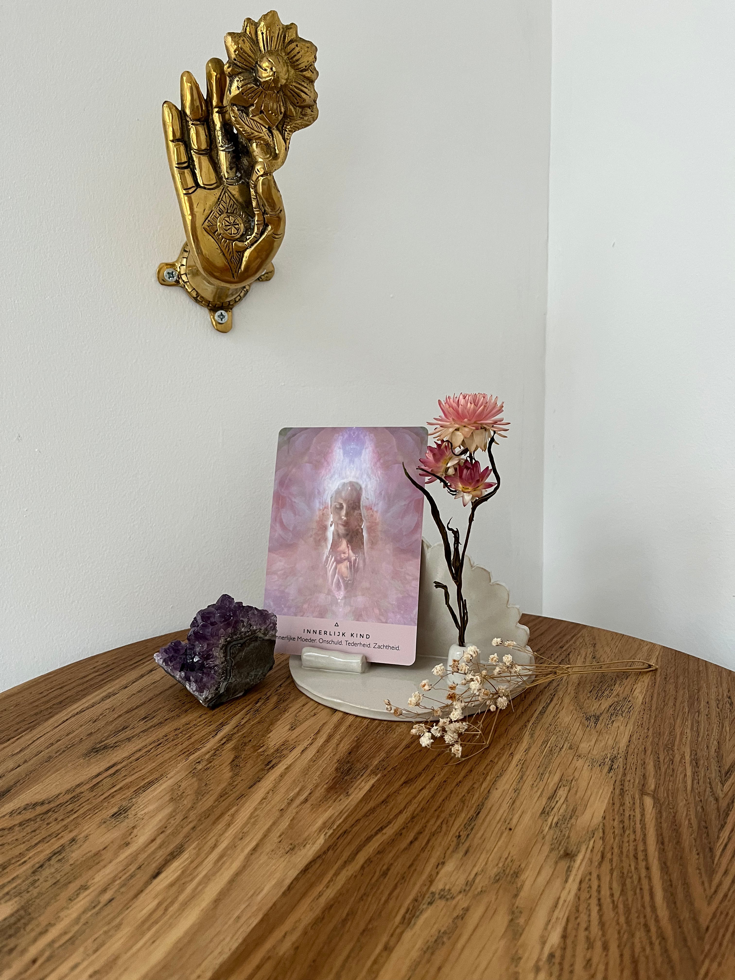 Wierook altaar wit - kaarthouder