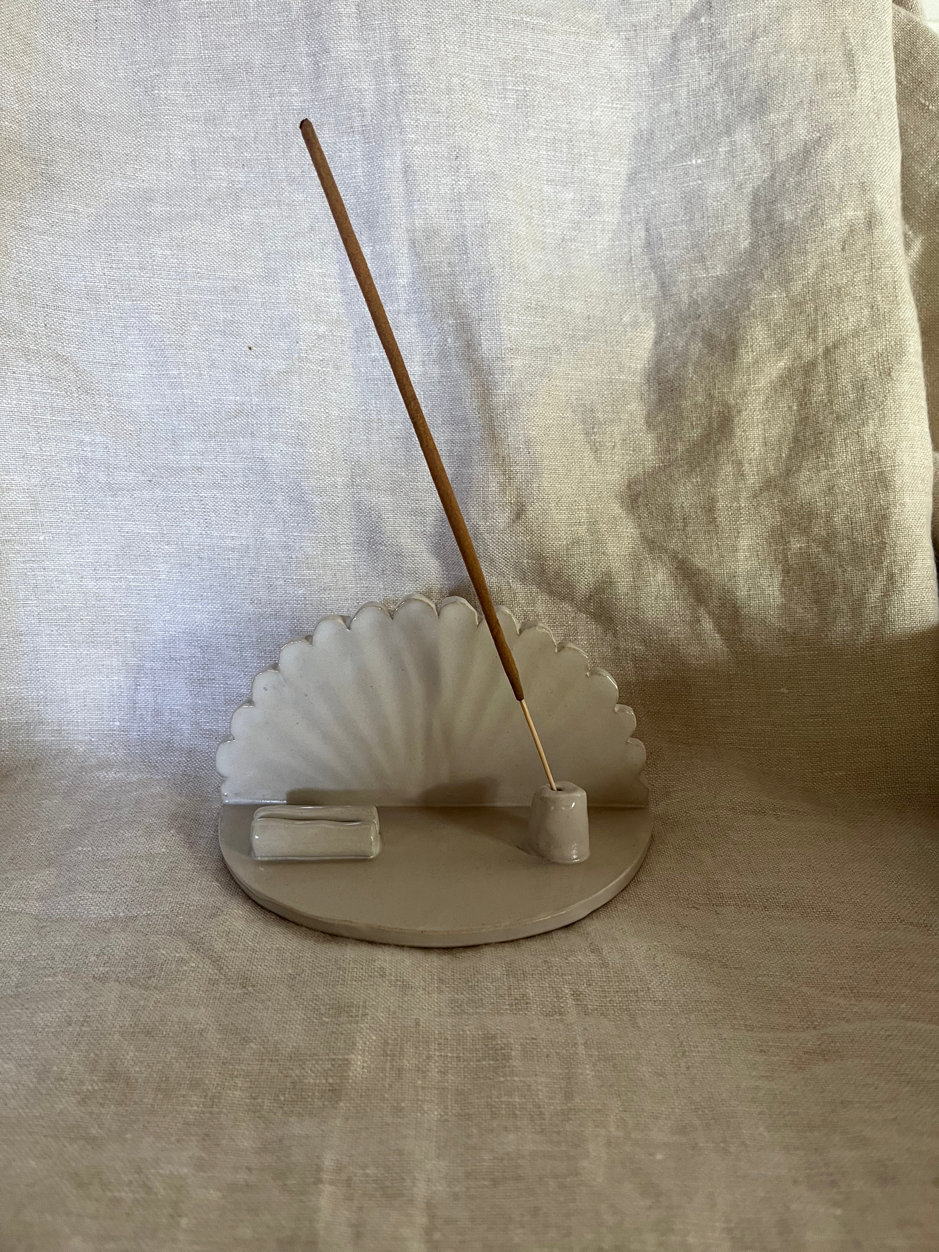 Wierook altaar wit - kaarthouder