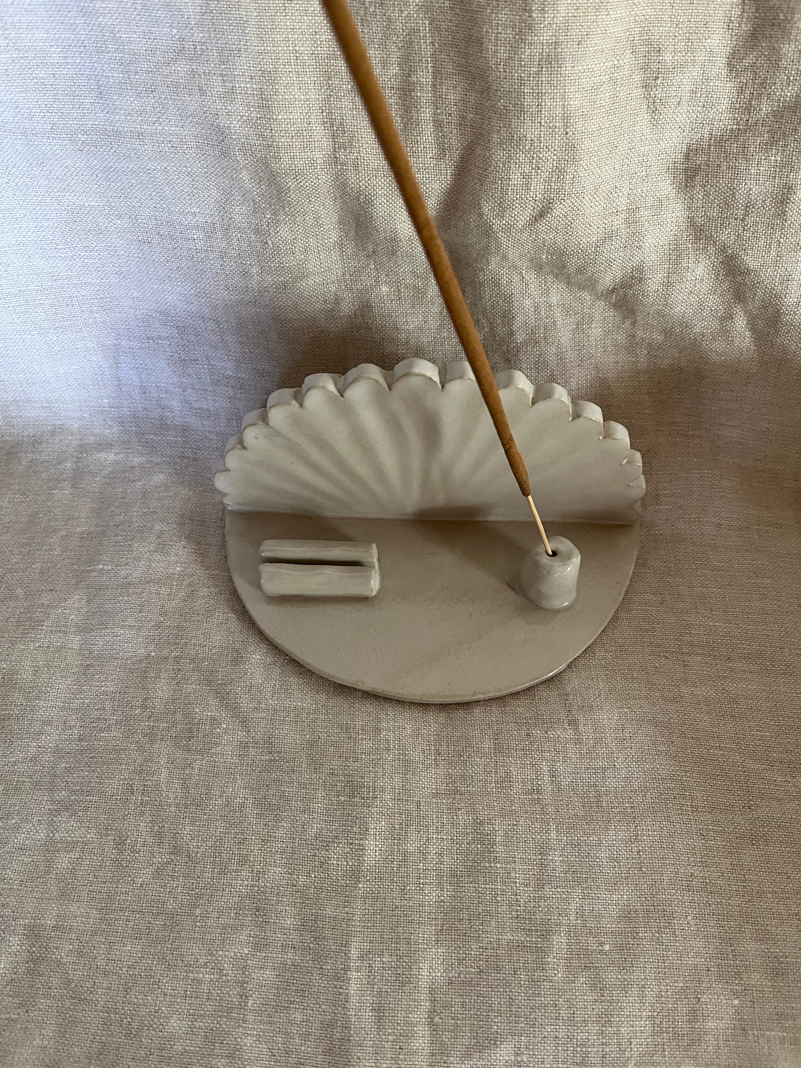 Wierook altaar wit - kaarthouder