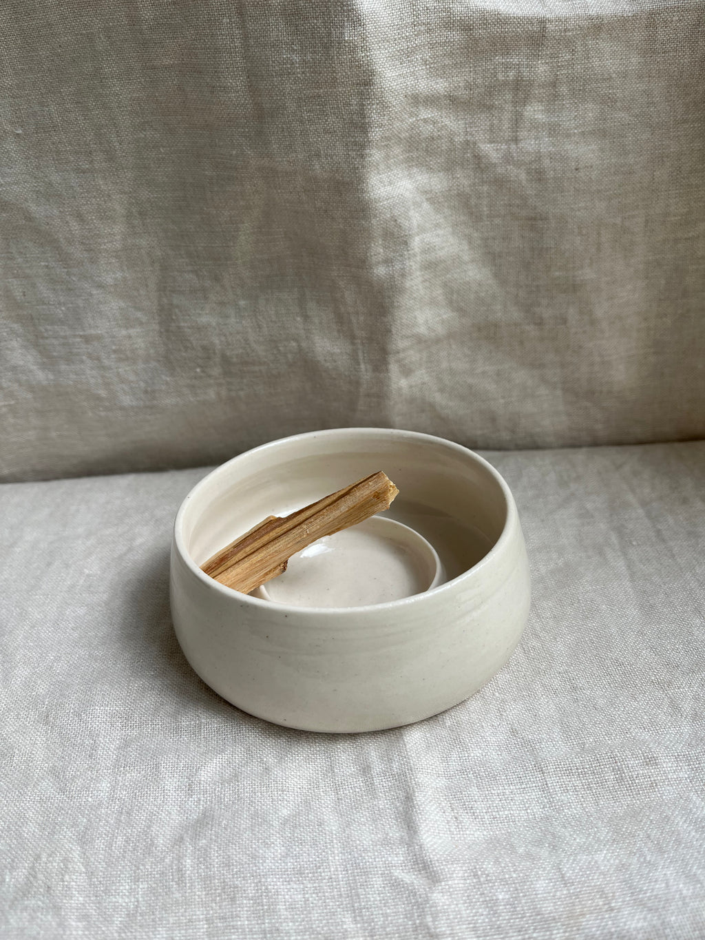 Smudge schaaltje wit glanzend