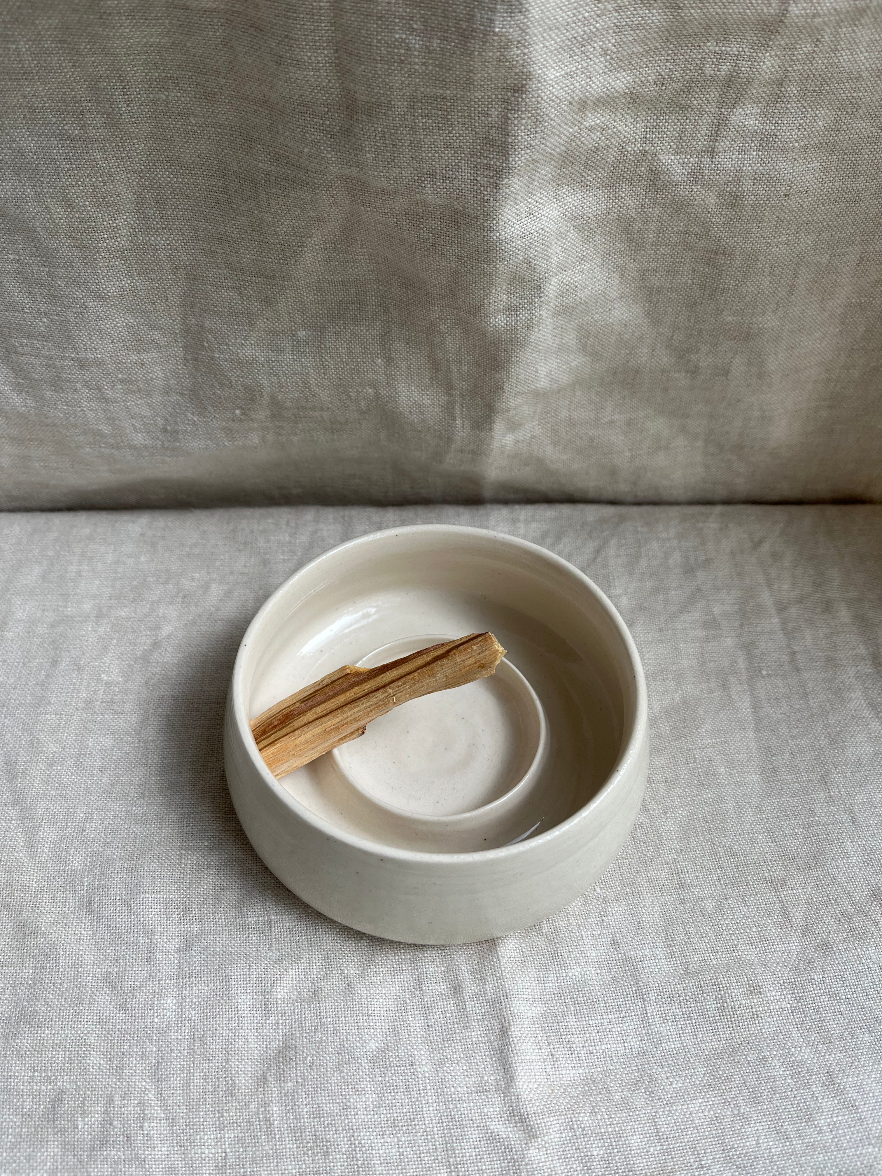 Smudge schaaltje wit glanzend