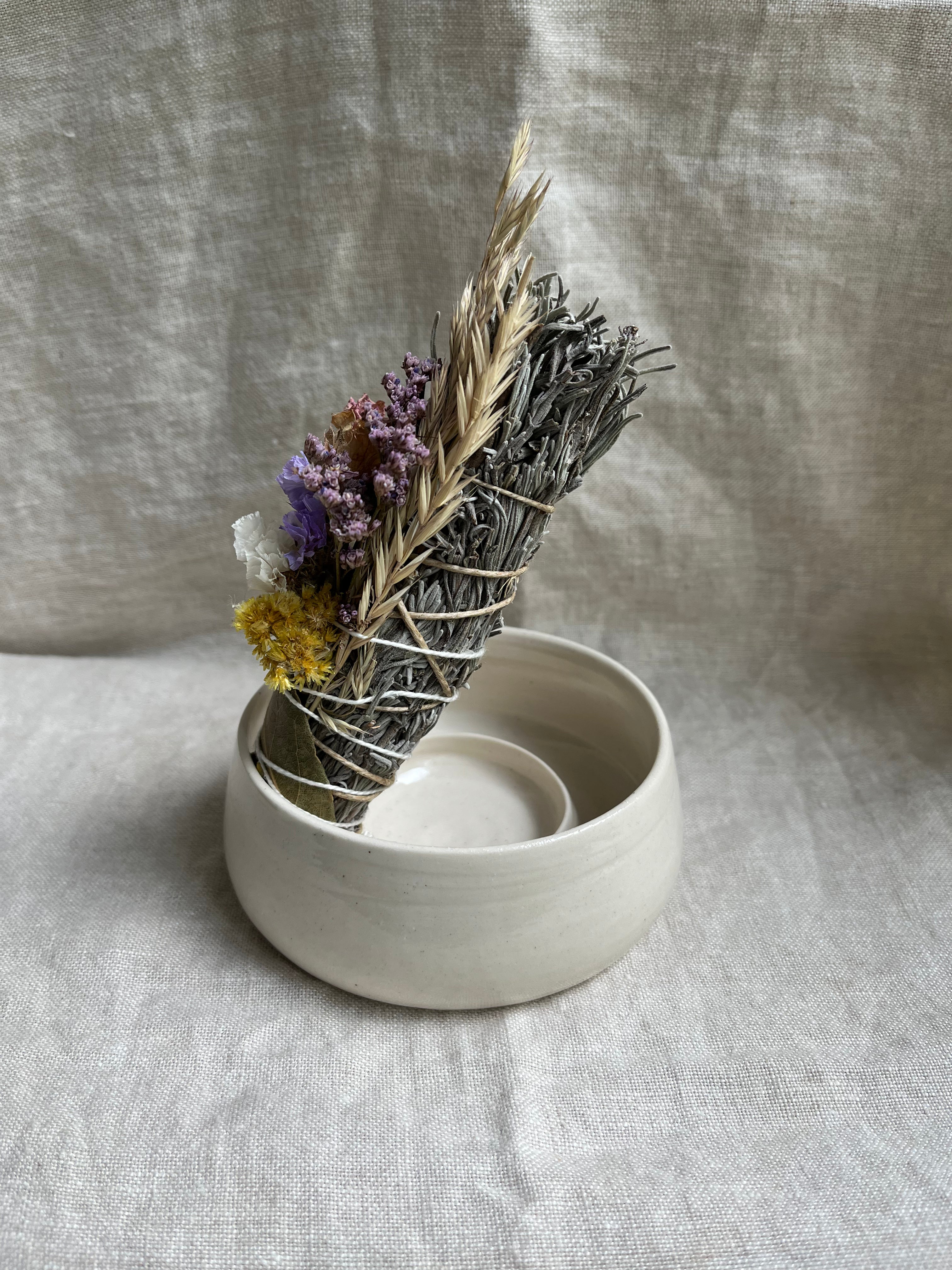 Smudge schaaltje wit glanzend