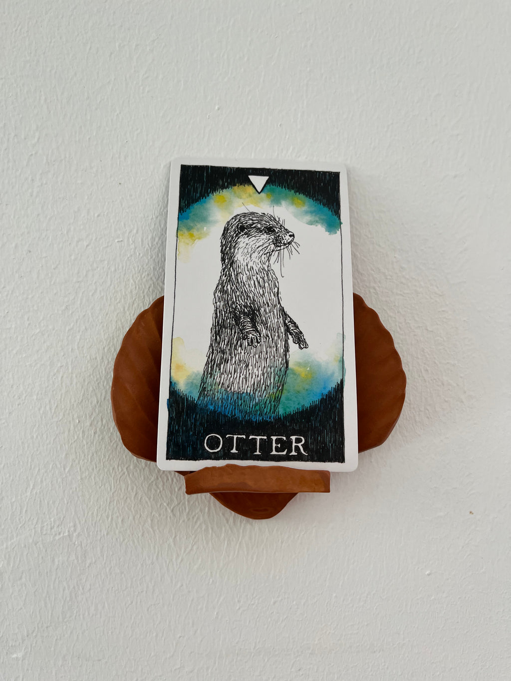 Hangend schelp altaar