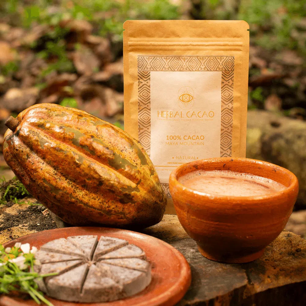 Herbal cacao - Natural - 100% Ceremoniële Cacao - Belize